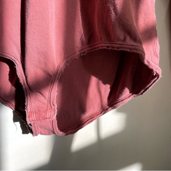 Free People long sleeve raw hem bodysuitt - Picture 5 of 8
